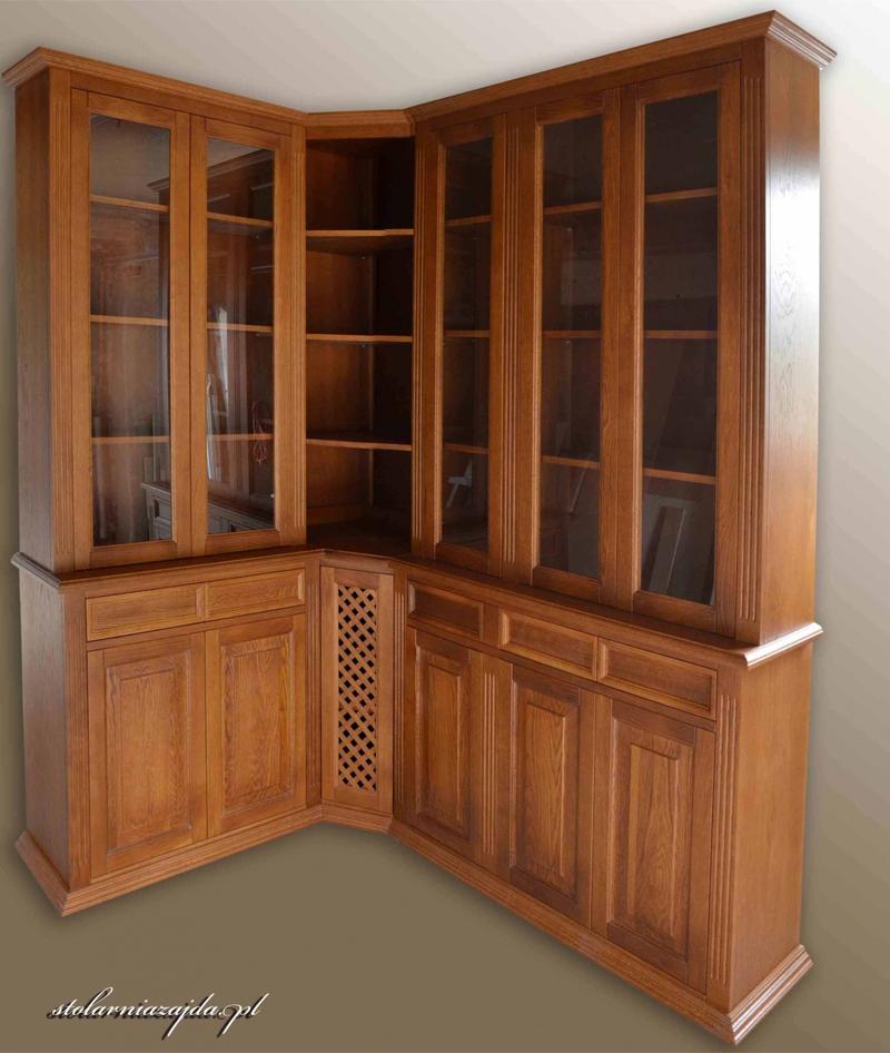 Funkcjonalność i estetyka biblioteczki narożnej