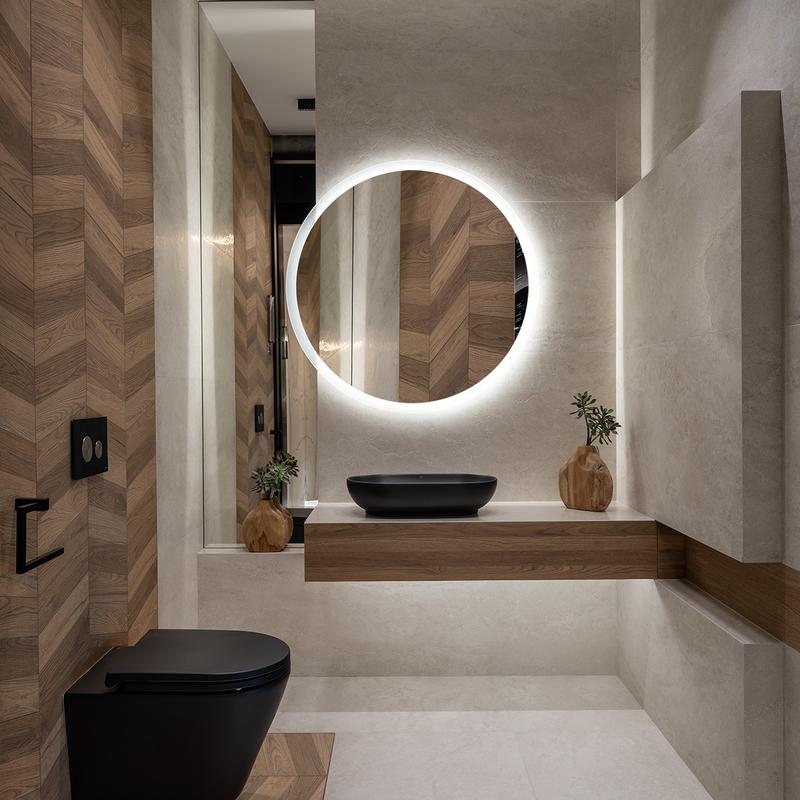 Oświetlenie w małej łazience