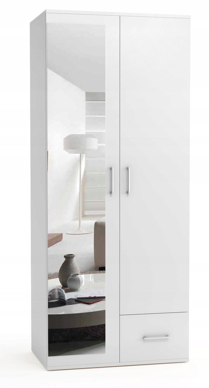 Szafa z lustrem do małej sypialni