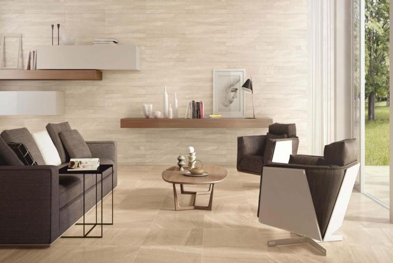 Funkcjonalność płytek w salonie