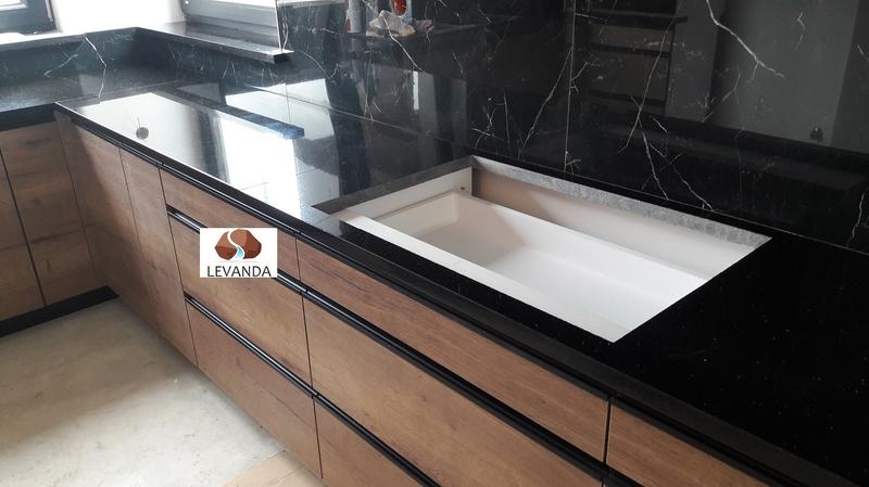 Granit galaxy w kuchni