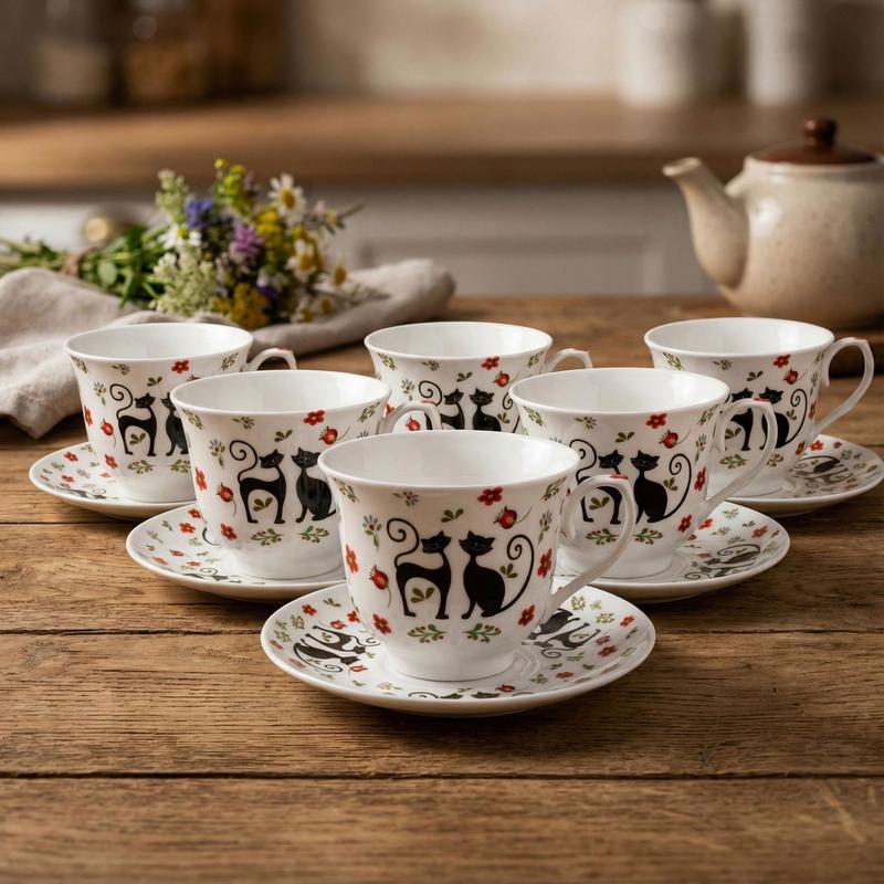 Porcelanowe koty jako prezent