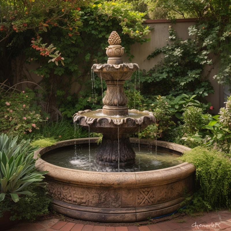 Trendy i wzory fontann ogrodowych