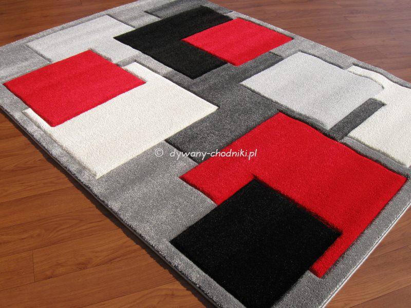Czerwono-szary dywan – klucz do stylowego wnętrza i komfortu w Twoim domu