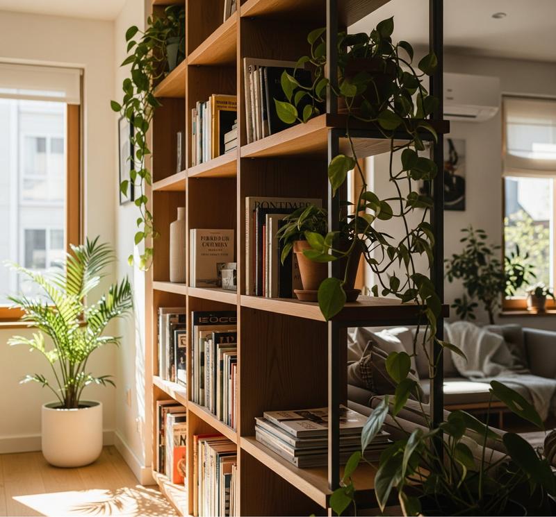 Przenośne parawany we wnętrzach