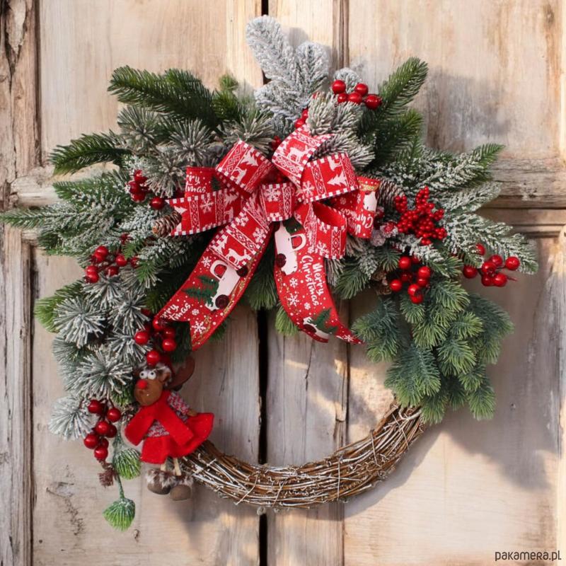 Zimowe wianki na drzwi: stwórz czarującą atmosferę w swoim domu