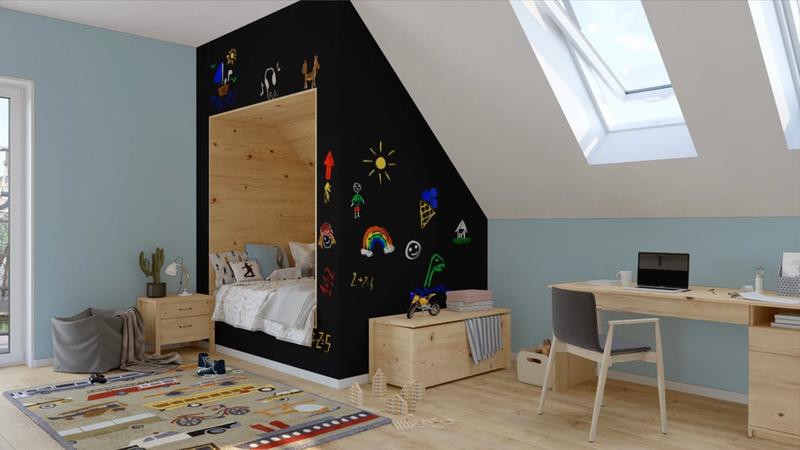 Aranżacje kuchenne z farbą tablicową