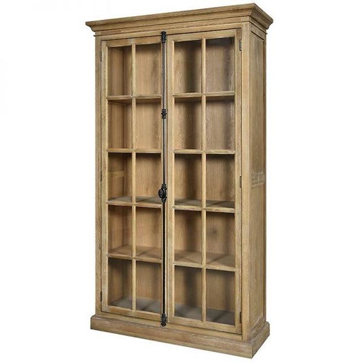 Drewniana biblioteka do wnętrz