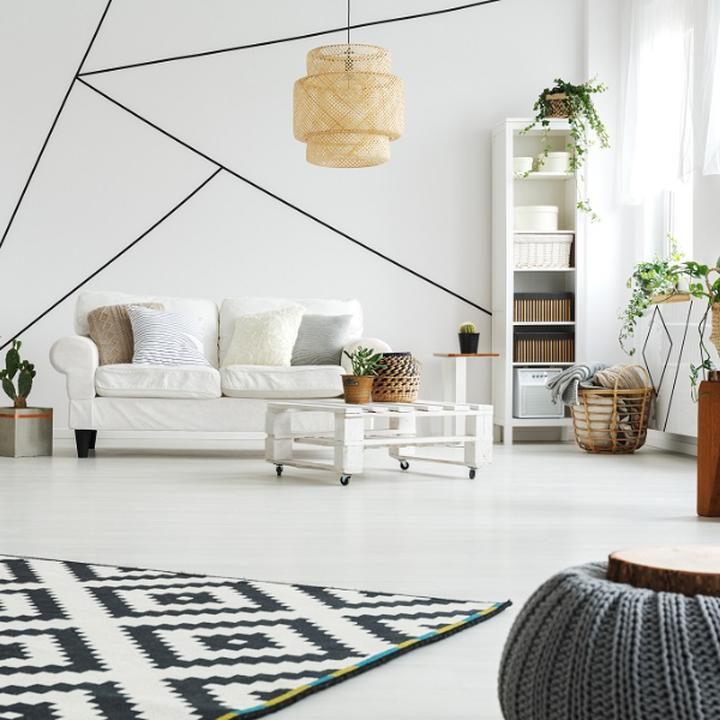 Kolory dywanów do białych mebli