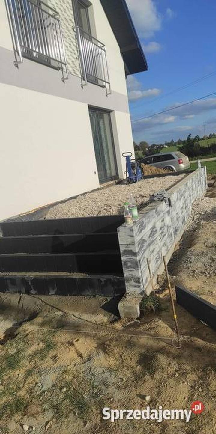 Materiały i narzędzia do murka