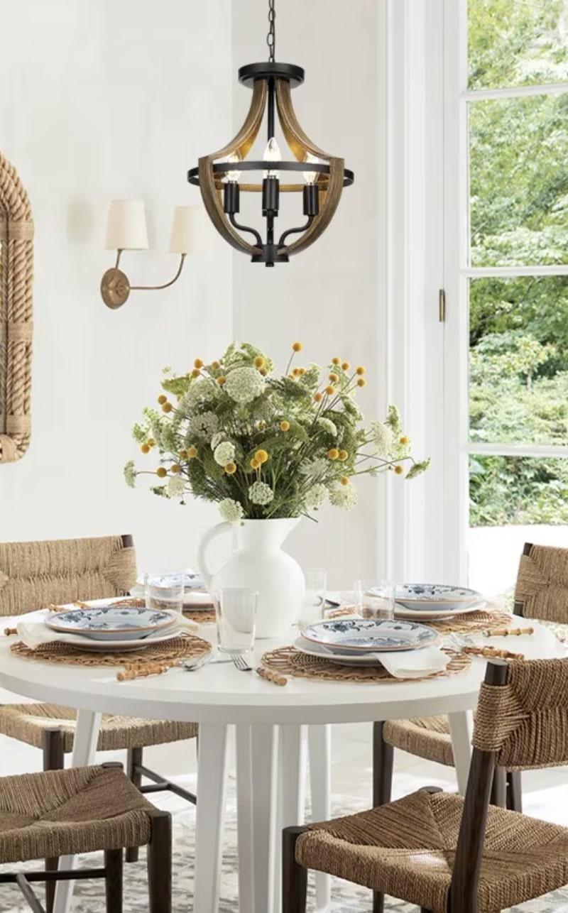 Oświetlenie w stylu rustykalnym