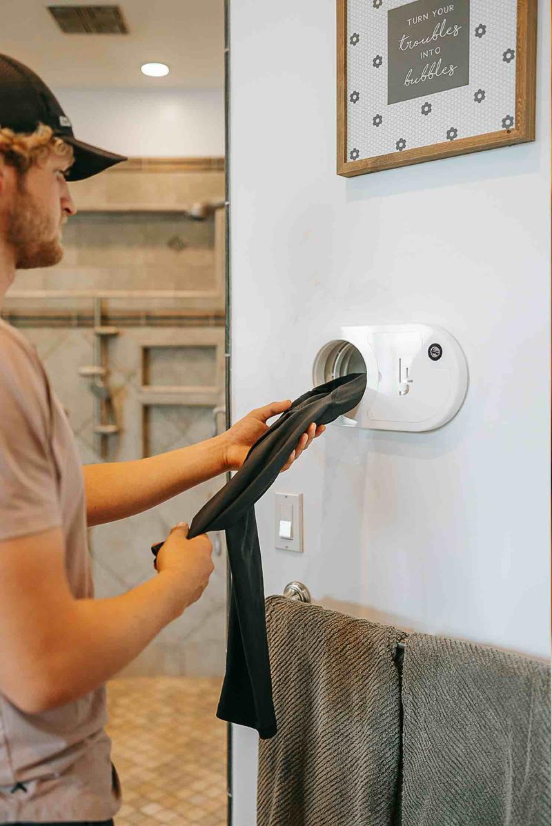 Zsyp na pranie w domu