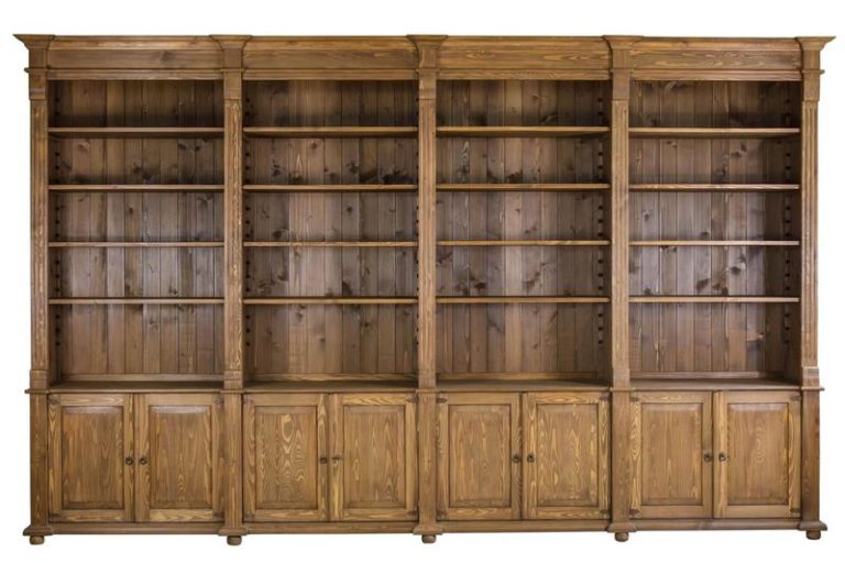 Drewniana biblioteka – połączenie trwałości i estetyki w Twoim wnętrzu