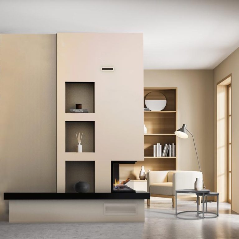 Kominek z półkami: Odkryj stylowe aranżacje i praktyczne rozwiązania do Twojego wnętrza