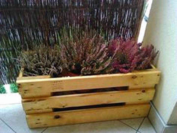 Donica drewniana z palet