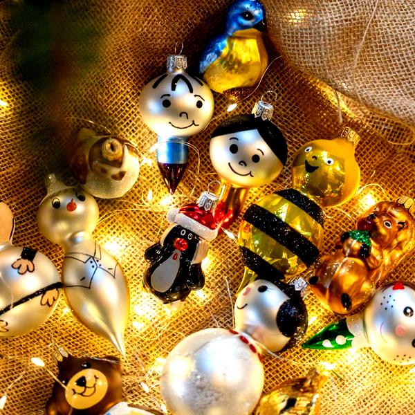 Ozdoby choinkowe retro