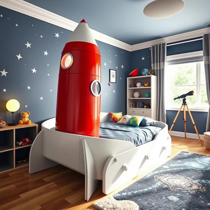 Pokój dla chłopca kosmos