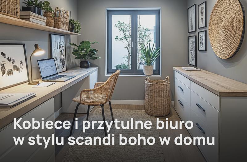 Projekt biura w domu