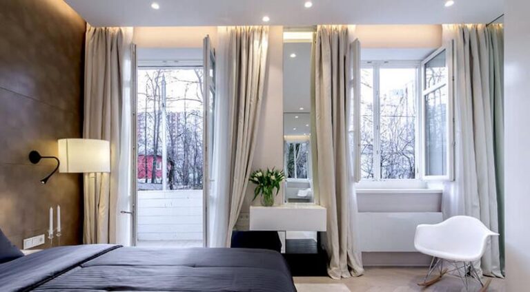 Elegancka wnęka na karnisz: sposób na stylowe ukrycie zasłon w nowoczesnym wnętrzu