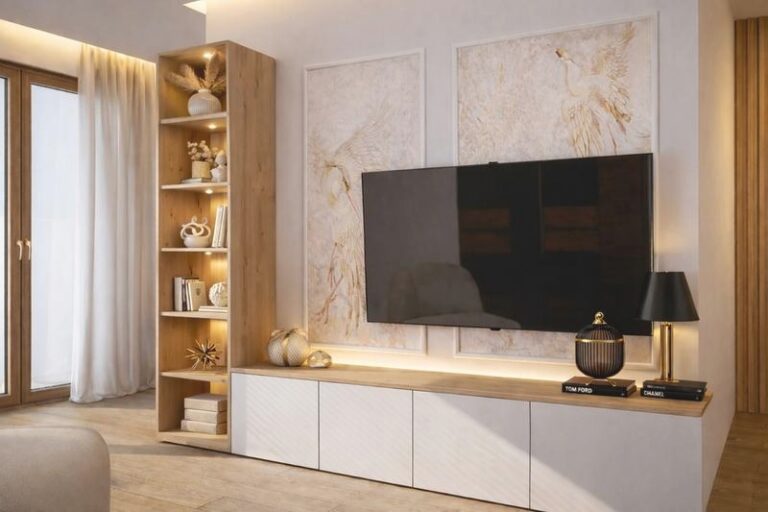 Zabudowa TV w salonie: pomysły na stylową aranżację, które oczarują każdego